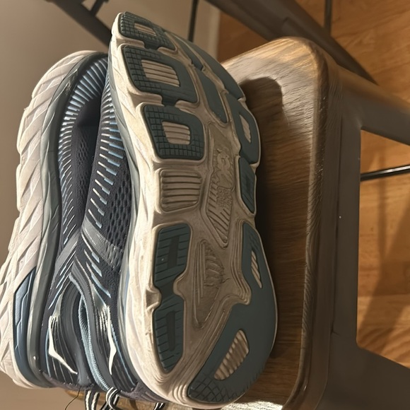 Men’s blue Hoka one one running shoes - Picture 5 of 6